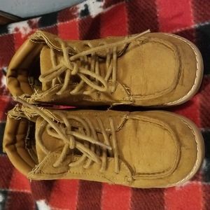 toddler boy size 11 tan boots